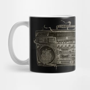 Vintage 90s Quest Radio Mug